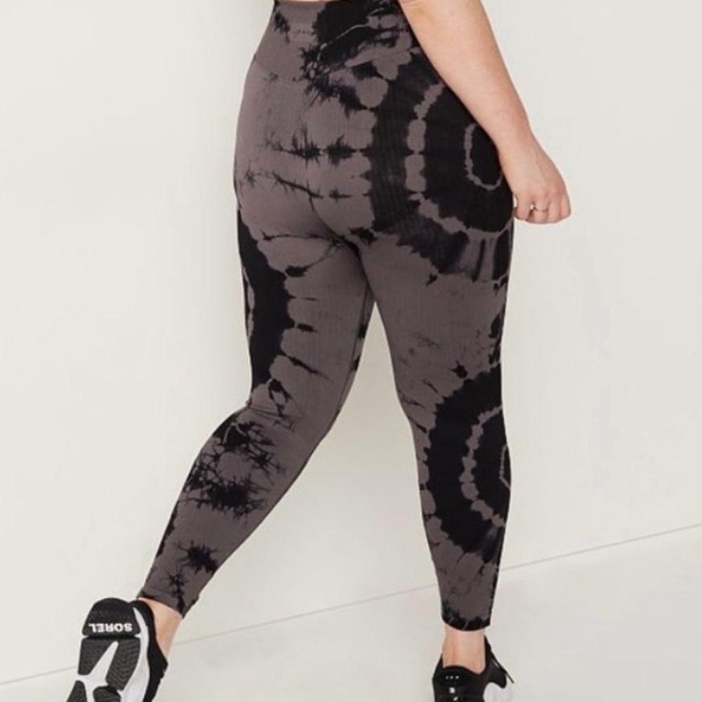 Victoria’s Secret Pink Tie Dye Seamless High Waist Leggings size XS workout pant - Picture 4 of 14